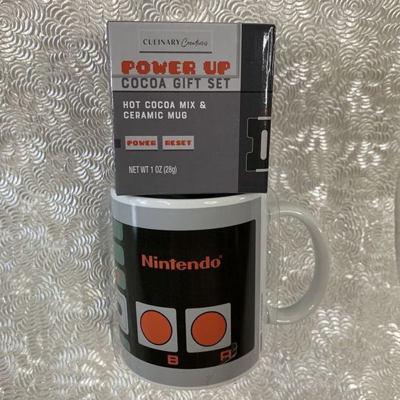 Nintendo Entertainment System NES Controller Ceramic Mug Cup Cocoa Gift Set Play - Picture 1 of 14